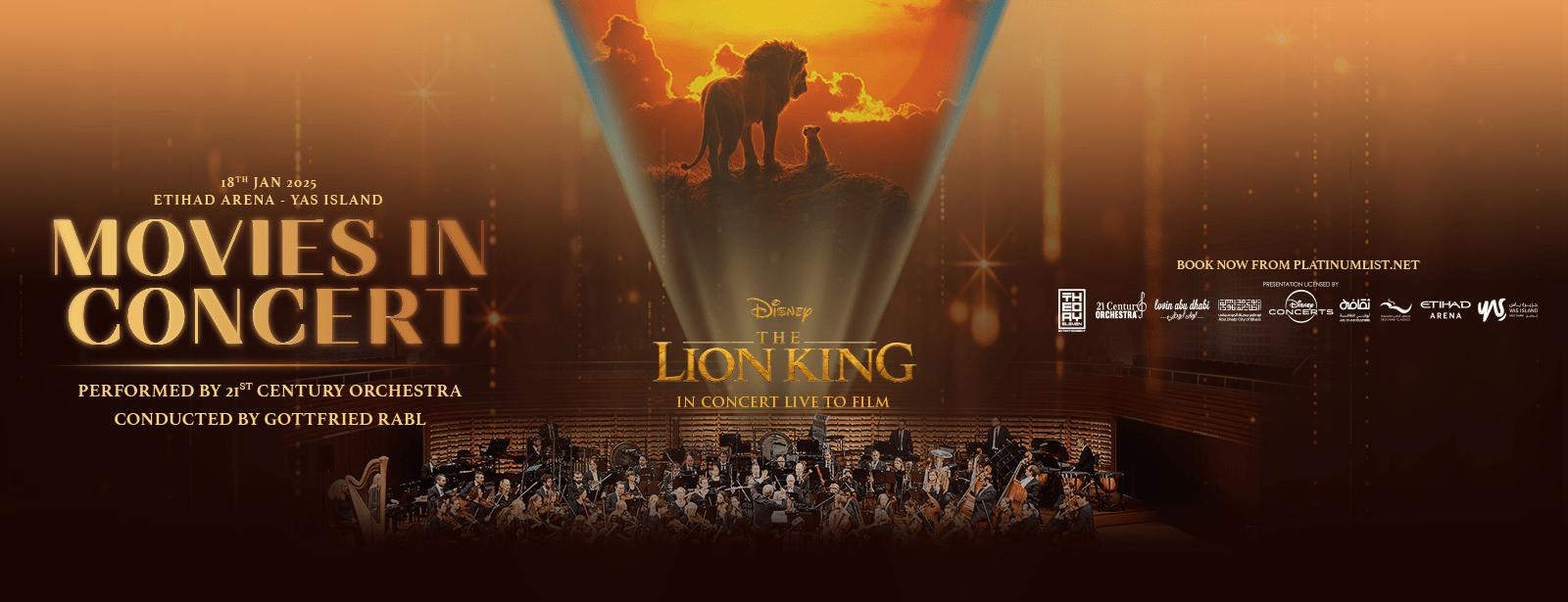 The Lion King In Concert at Etihad Arena, Abu Dhabi - Coming Soon in UAE