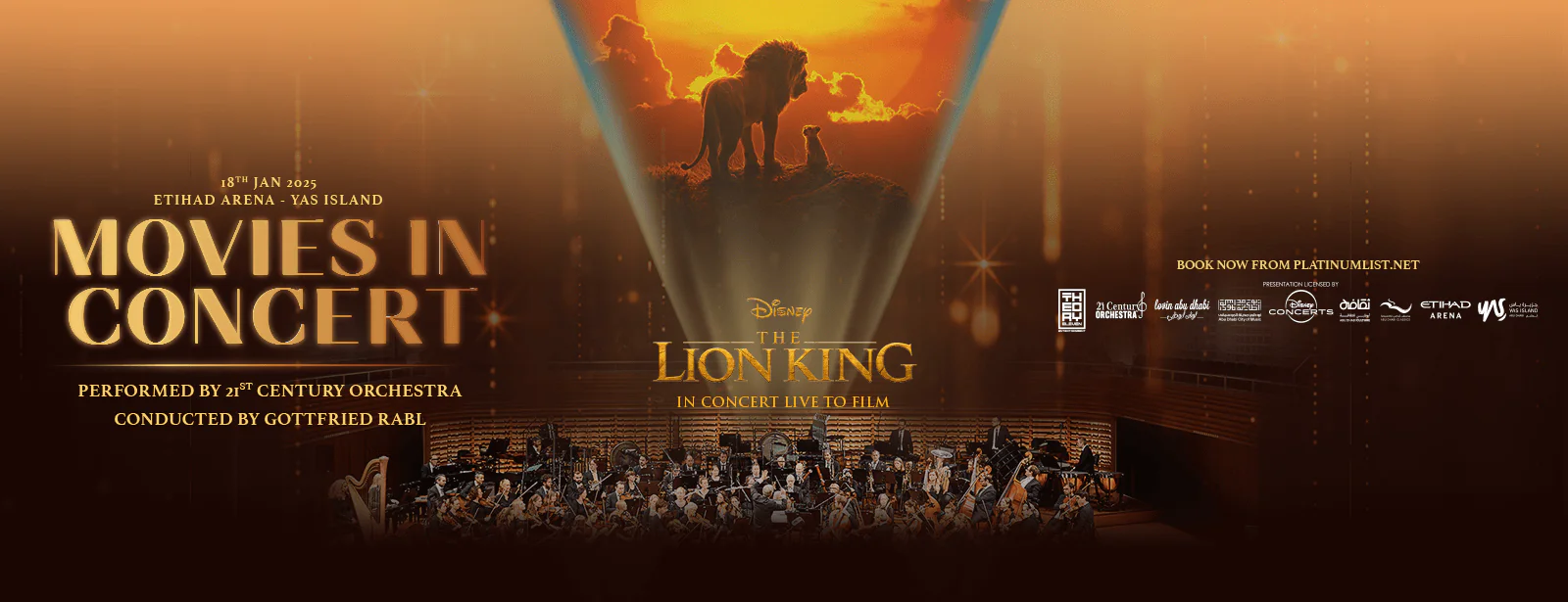 The Lion King In Concert at Etihad Arena, Abu Dhabi - Coming Soon in UAE