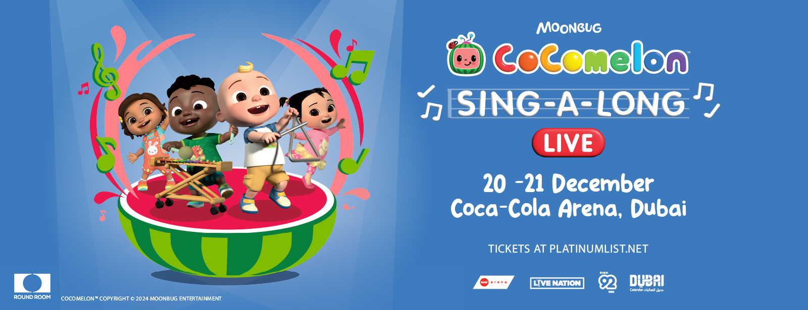 CoComelon LIVE: Sing-A-Long in Dubai - Coming Soon in UAE