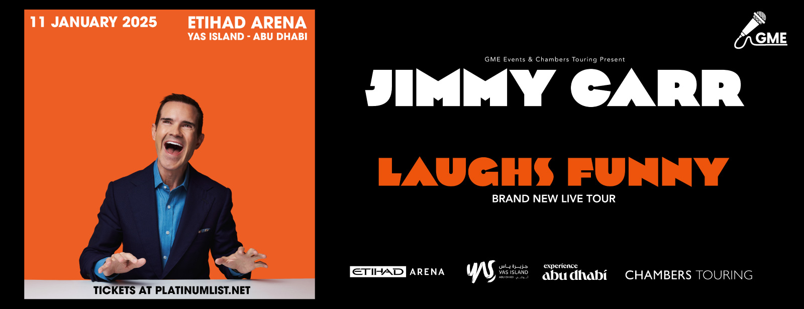 Jimmy Carr: Laughs Funny in Abu Dhabi - Coming Soon in UAE