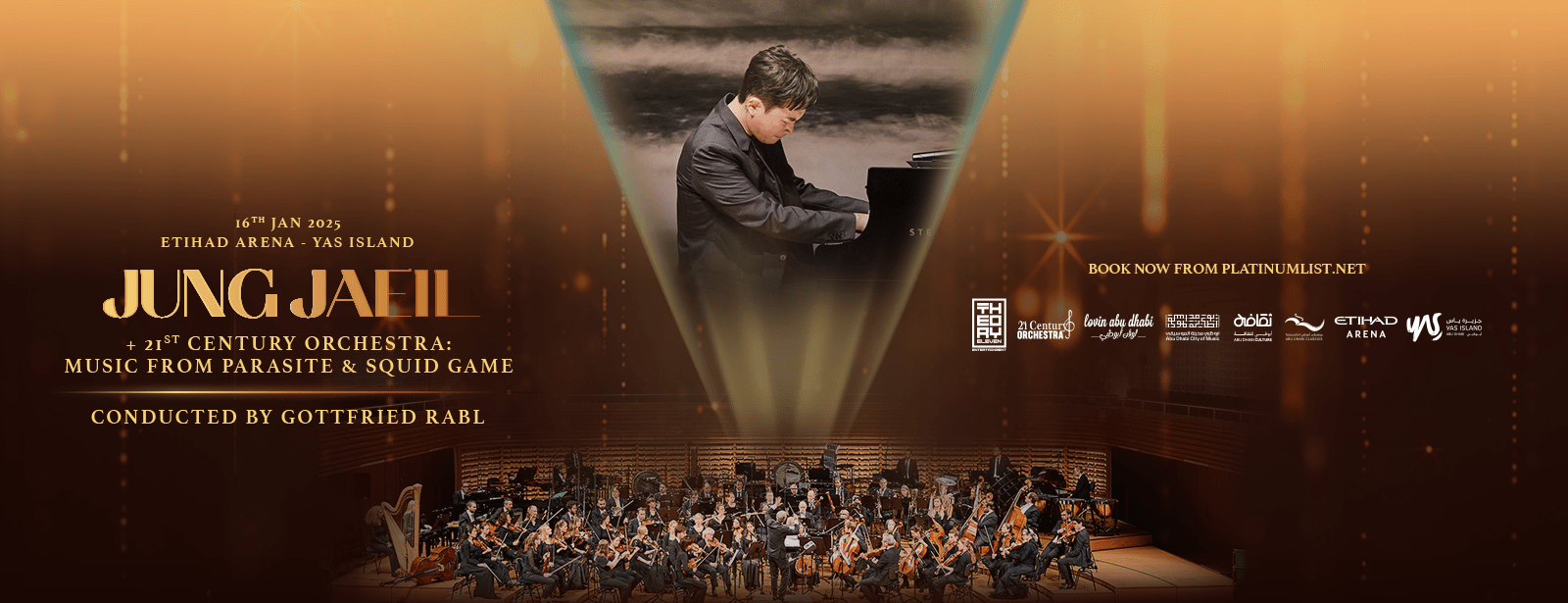 Jung Jaeil and 21st Century Orchestra: Music from Parasite & Squid Game at Etihad Arena, Abu Dhabi - Coming Soon in UAE