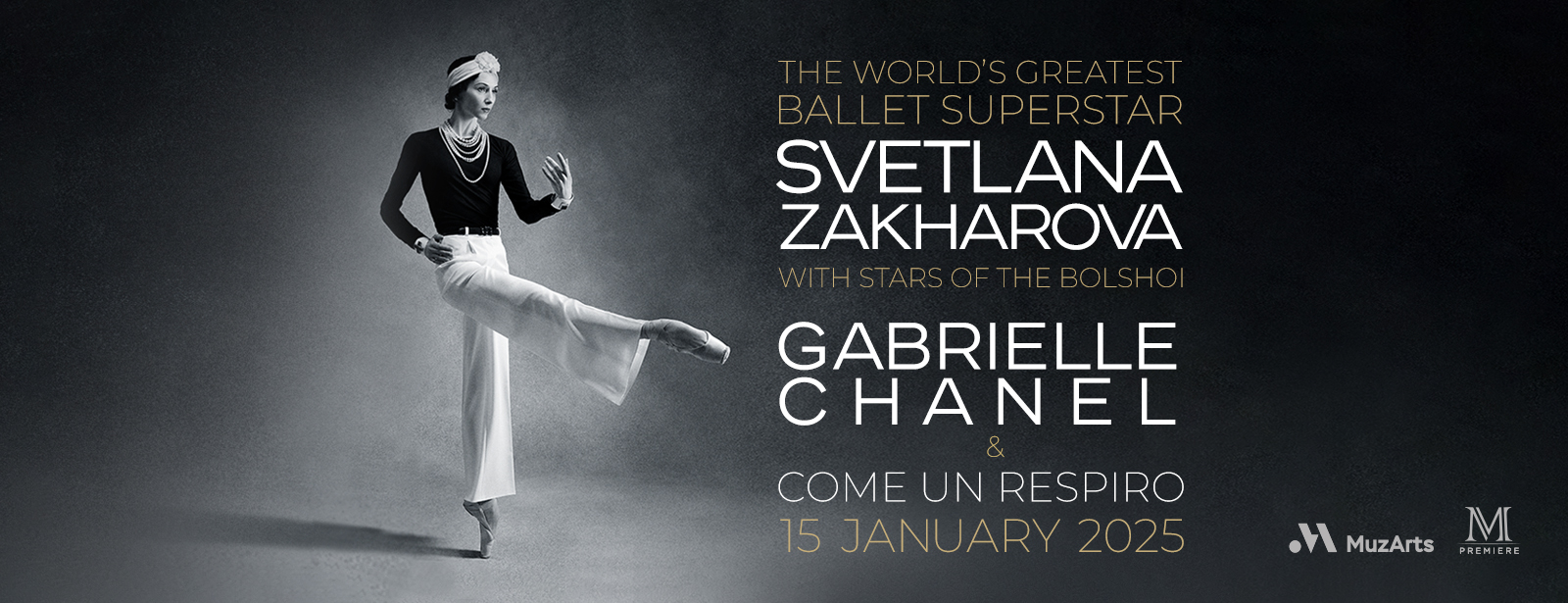 Svetlana Zakharova at Dubai Opera - Coming Soon in UAE