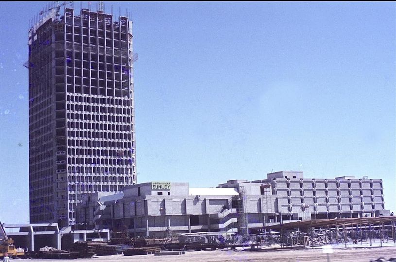 Construction of Dubai World Trade Centre