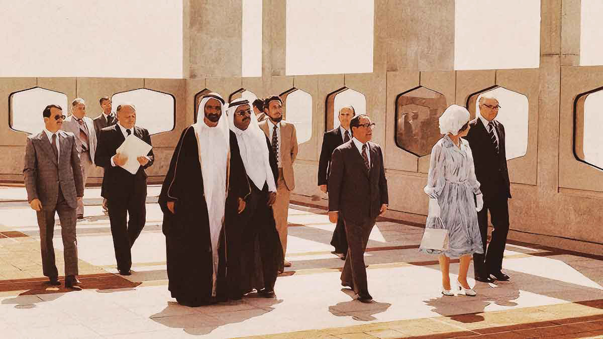 Dubai's World Trade Center was formally opened by HH Queen Elizabeth 2 during her State visit to Dubai in 1979