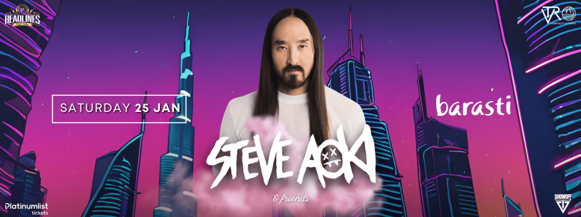 Steve Aoki at Barasti Beach