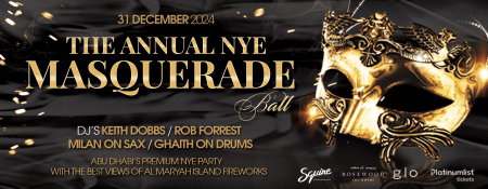 The Annual NYE Masquerade Ball at Rosewood Abu Dhabi - Coming Soon in UAE