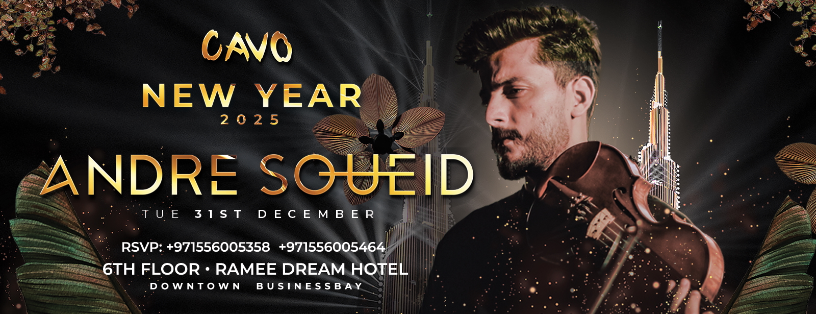 New Year’s Eve with Andre Soueid at Cavo in Dubai - Coming Soon in UAE