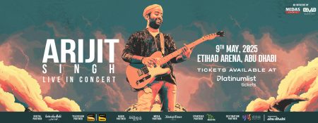 Arijit Singh Live in Concert at Etihad Arena in Abu Dhabi - Coming Soon in UAE