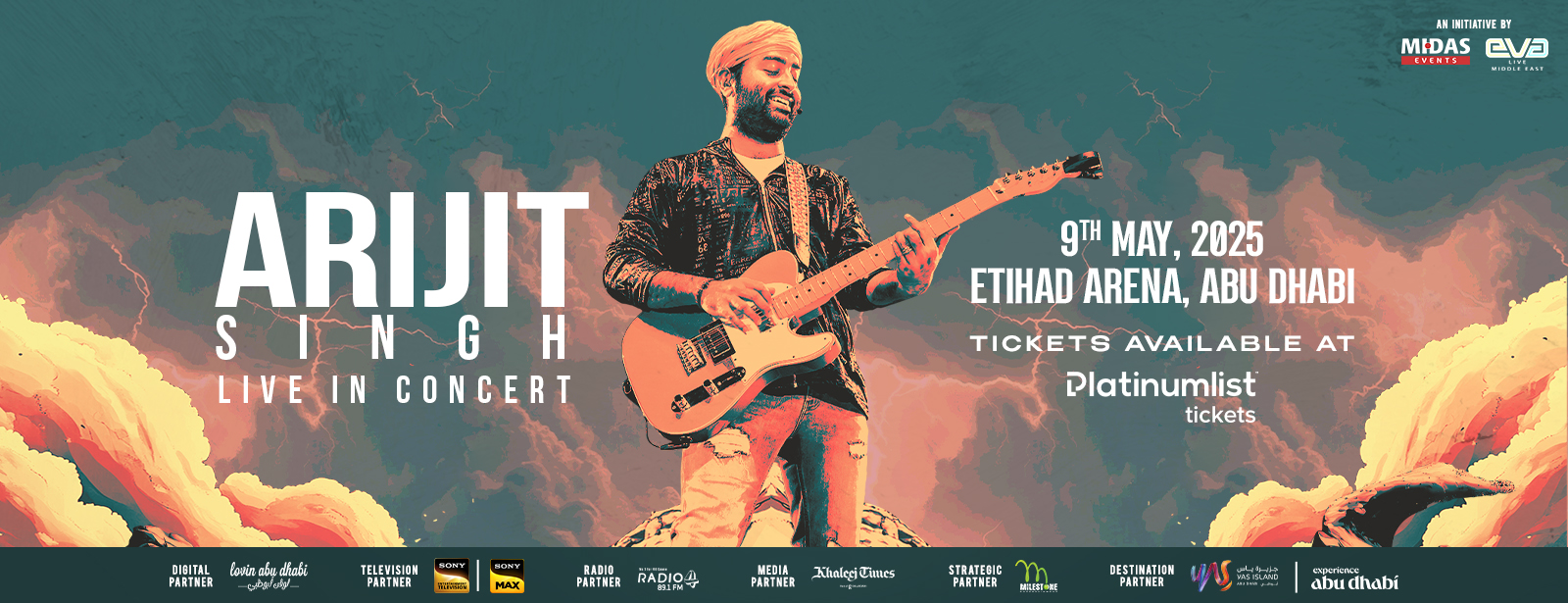 Arijit Singh Live in Concert at Etihad Arena in Abu Dhabi - Coming Soon in UAE