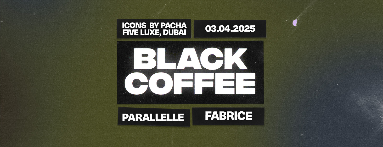 Icons By Pacha with Black Coffee, Parallelle & Fabrice in Dubai - Coming Soon in UAE