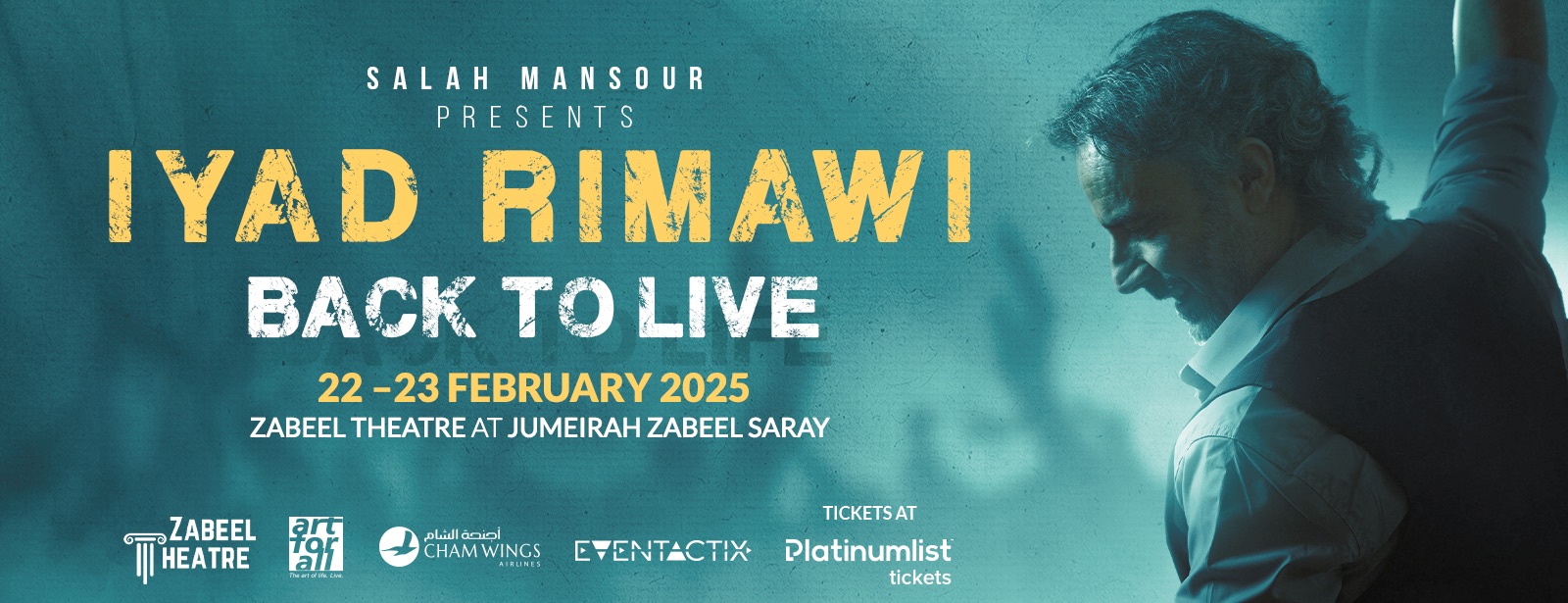 Iyad Rimawi Live in Concert at Zabeel Theatre, Dubai - Coming Soon in UAE