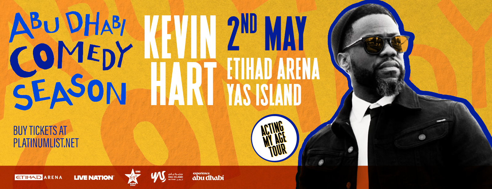 Kevin Hart Live at Etihad Arena, Abu Dhabi - Coming Soon in UAE