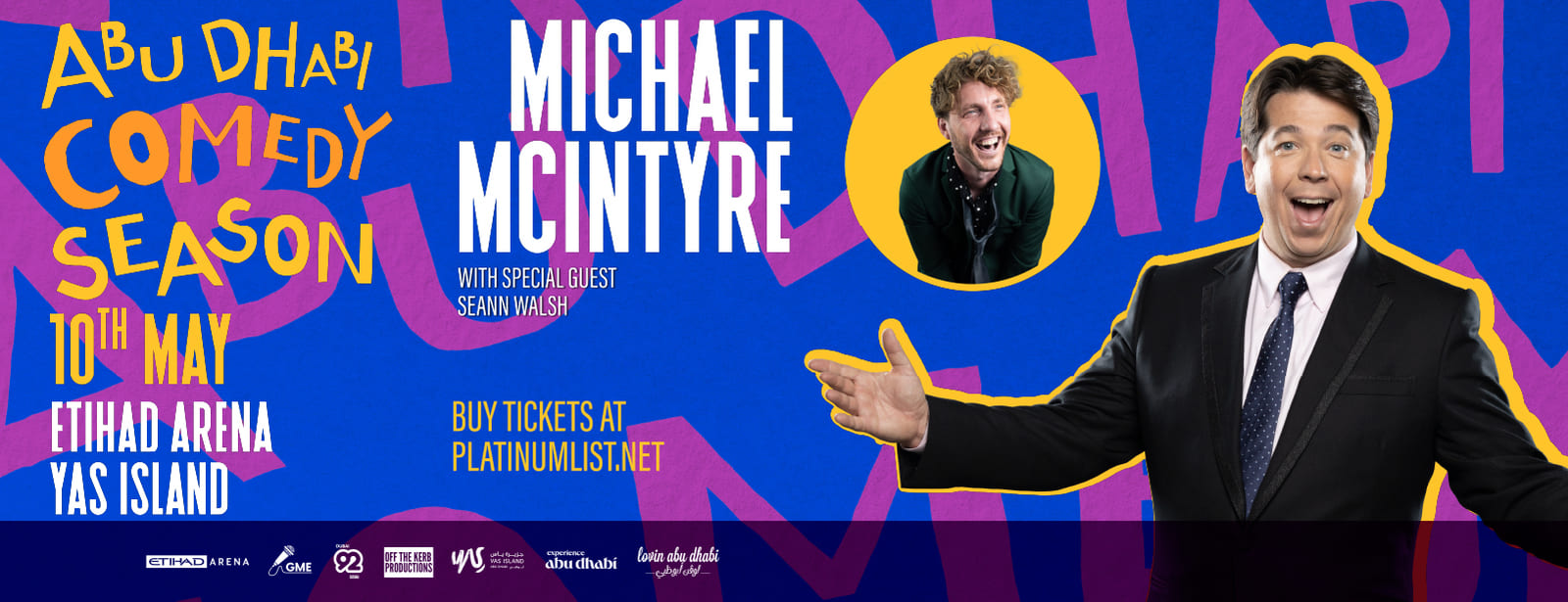 Michael McIntyre at Etihad Arena, Abu Dhabi - Coming Soon in UAE