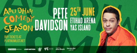 Pete Davidson Live at Etihad Arena in Abu Dhabi - Coming Soon in UAE