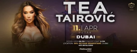 Tea Tairović Live at Iris in Dubai - Coming Soon in UAE