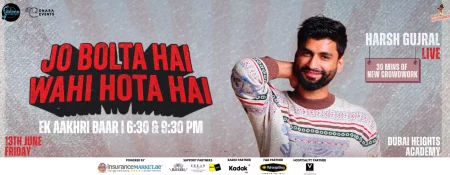 Harsh Gujral Live in Dubai – 2025 - Coming Soon in UAE