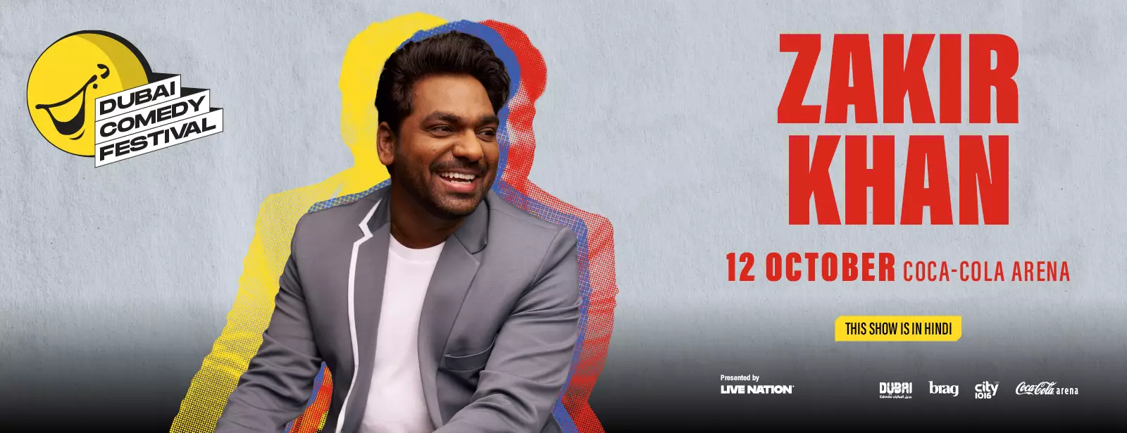 Zakir Khan Live at Coca-Cola Arena - Coming Soon in UAE