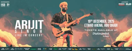 Arijit Singh Live in Concert at Etihad Arena - Coming Soon in UAE