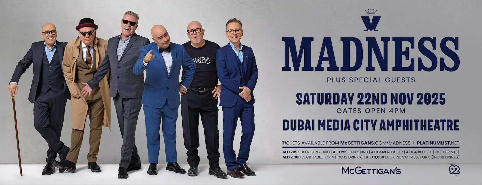 Madness Live in Dubai - Coming Soon in UAE