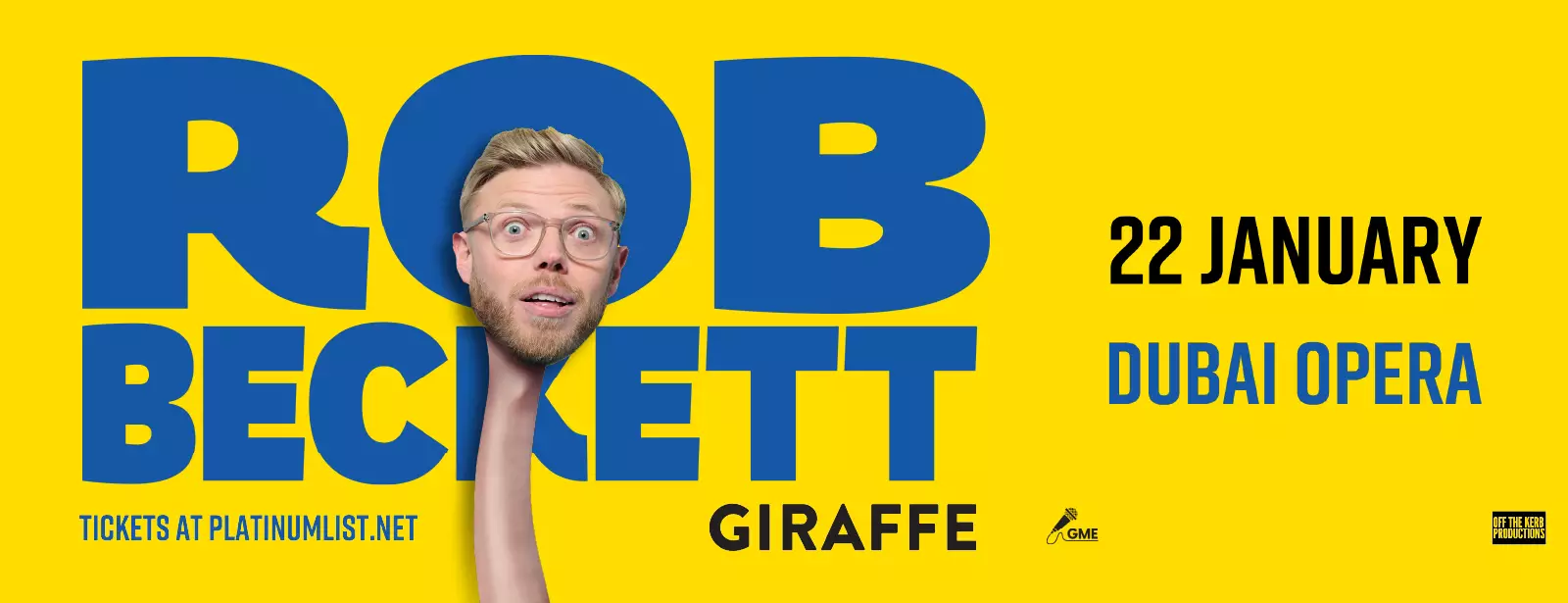 Rob Beckett Live at Dubai Opera - Coming Soon in UAE