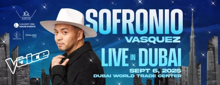 Sofronio Vasquez Live in Dubai World Trade Centre - Coming Soon in UAE