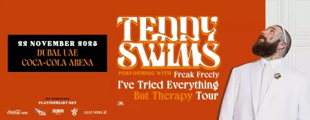 Teddy Swims Live at Coca-Cola Arena - Coming Soon in UAE
