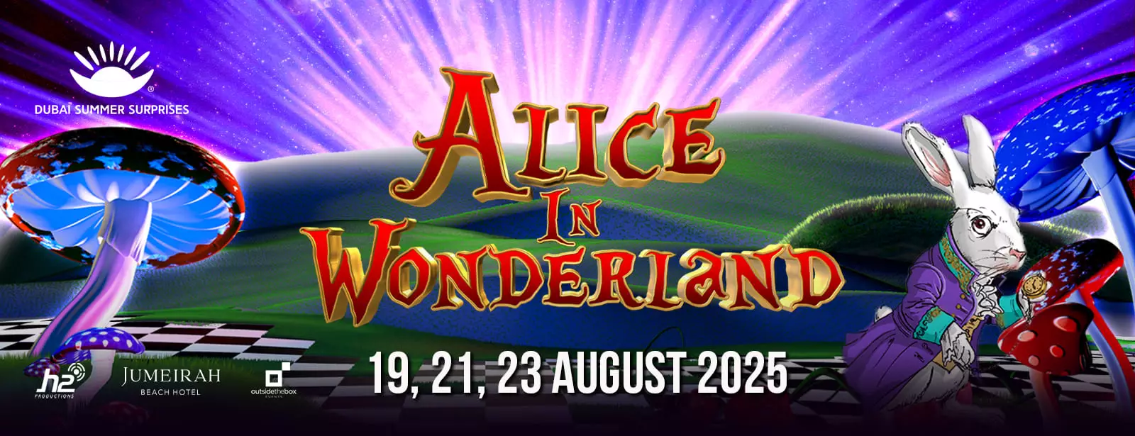 Alice in Wonderland at Jumeirah Beach Hotel - Coming Soon in UAE