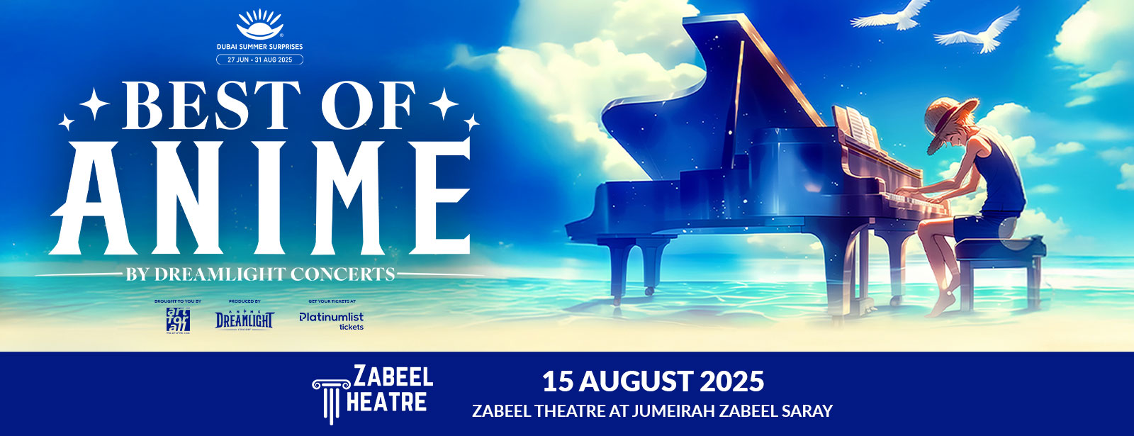 Best of Anime by Dreamlight at Zabeel Theatre, Dubai - Coming Soon in UAE