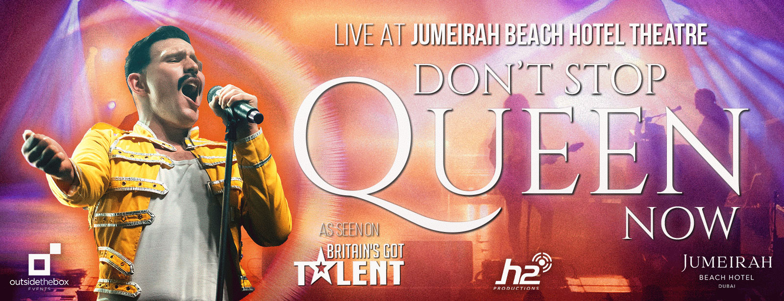 Don’t Stop Queen Now at Jumeirah Beach Hotel in Dubai - Coming Soon in UAE