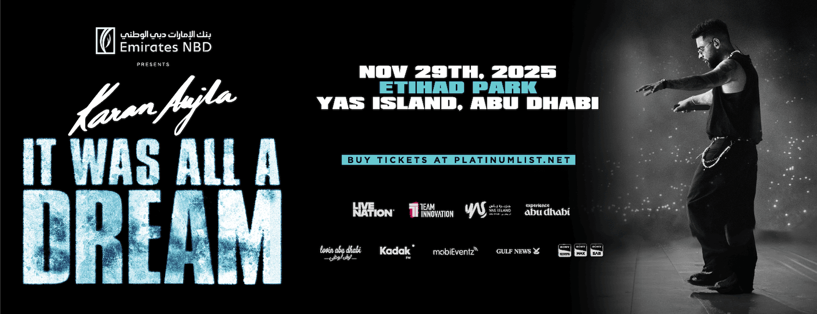 Karan Aujla – It Was All A Dream Tour Live in Abu Dhabi - Coming Soon in UAE