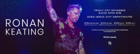 Ronan Keating Live in Dubai - Coming Soon in UAE
