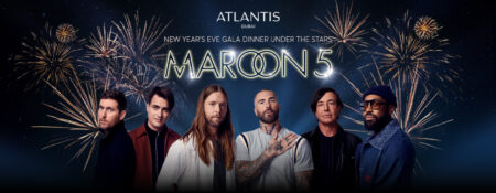 New Year’s Eve Gala Dinner Under The Stars with Maroon 5 Live in Dubai - Coming Soon in UAE