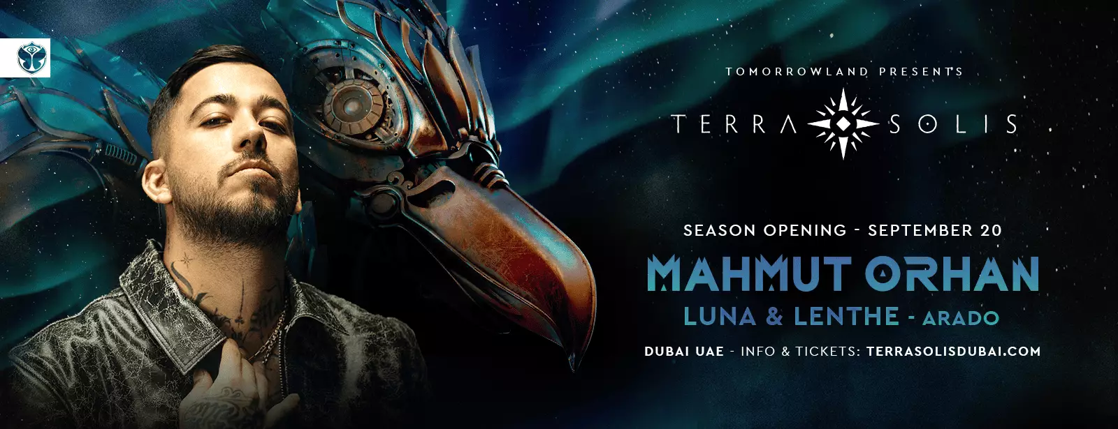 Tomorrowland presents Mahmut Orhan at Terra Solis Dubai - Coming Soon in UAE