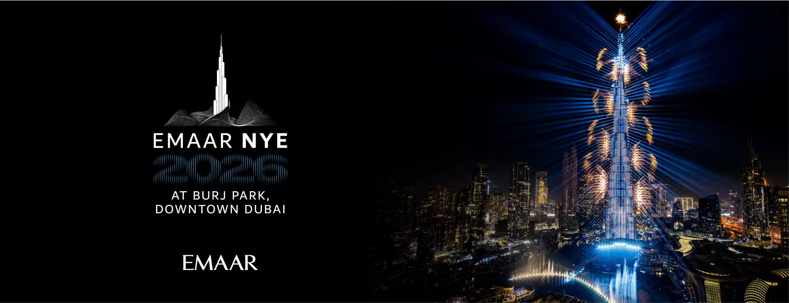 EMAAR New Year’s Eve 2026 at Burj Park, Downtown Dubai - Coming Soon in UAE