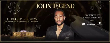 New Year’s Eve With John Legend in Abu Dhabi - Coming Soon in UAE