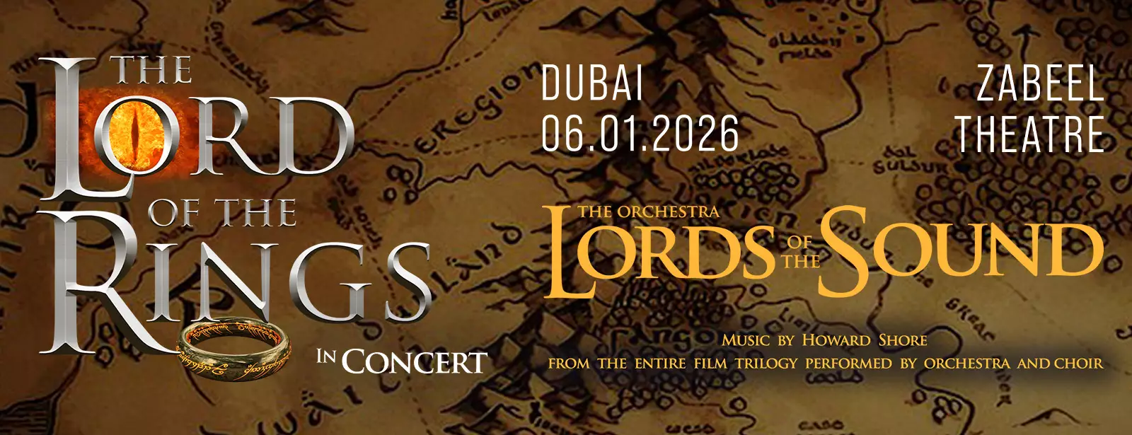 Lords of the Sound Orchestra: Lord of the Rings in Concert at Zabeel Theatre - Coming Soon in UAE