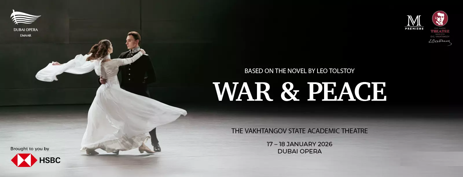War & Peace at Dubai Opera - Coming Soon in UAE