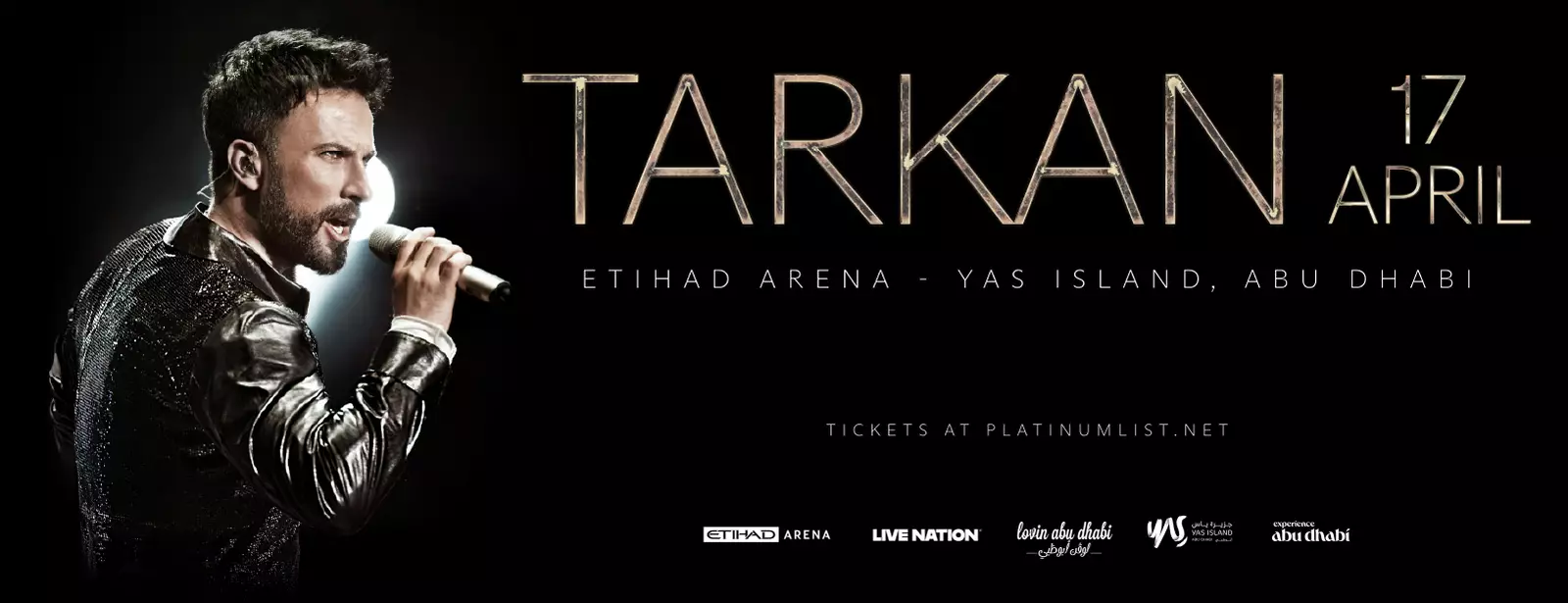 Tarkan at Etihad Arena in Abu Dhabi - Coming Soon in UAE