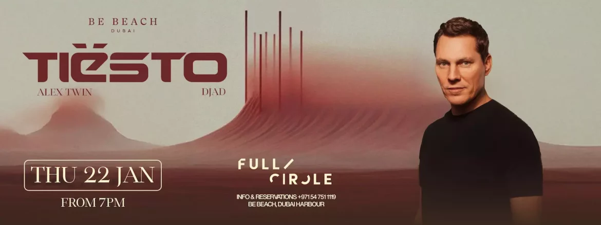 Tiesto at Be Beach Dubai 