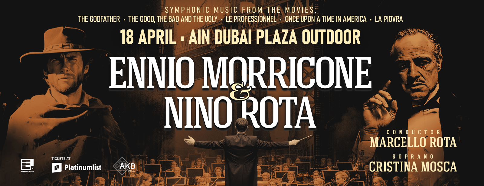 Ennio Morricone & Nino Rota – Symphonic Music From The Greatest Films - Coming Soon in UAE
