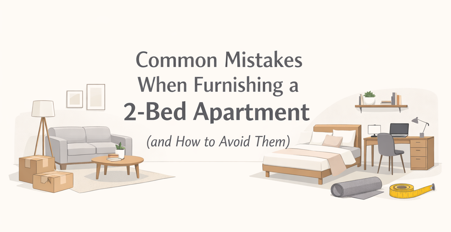 Common Mistakes When Furnishing a 2-Bed Apartment (and How to Avoid Them) - Coming Soon in UAE