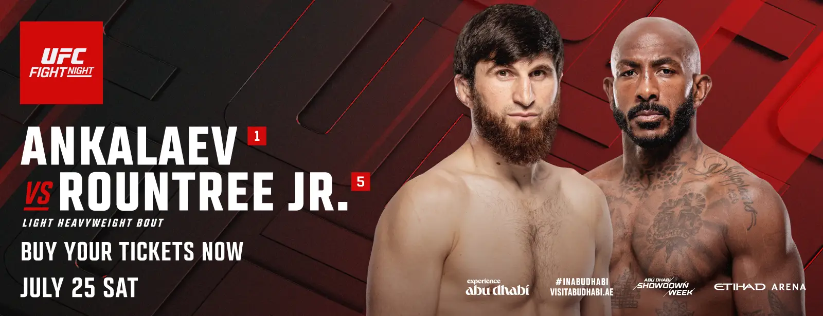 Abu Dhabi Showdown Week UFC Fight Night - Coming Soon in UAE