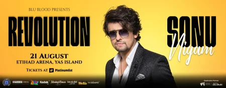 The Revolution Tour – Sonu Nigam in Abu Dhabi - Coming Soon in UAE