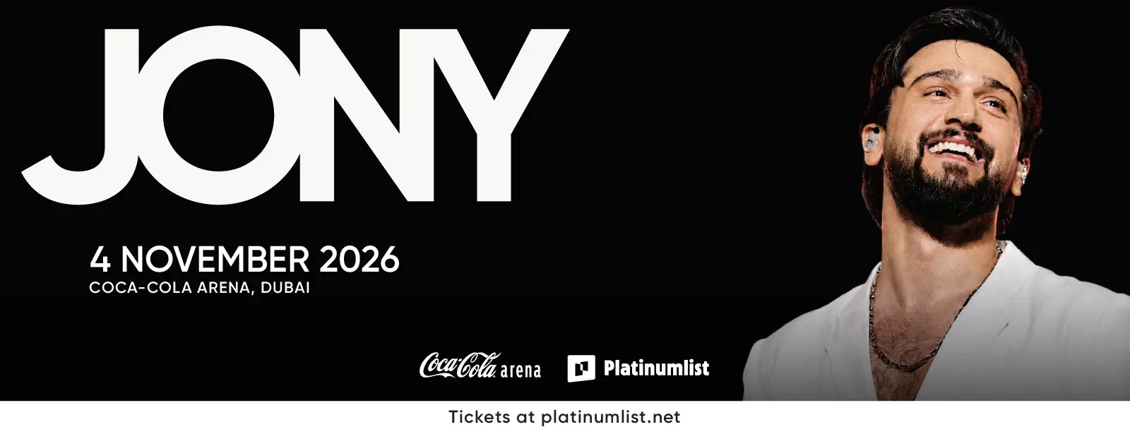 JONY in Dubai / Джони в Дубае - Coming Soon in UAE