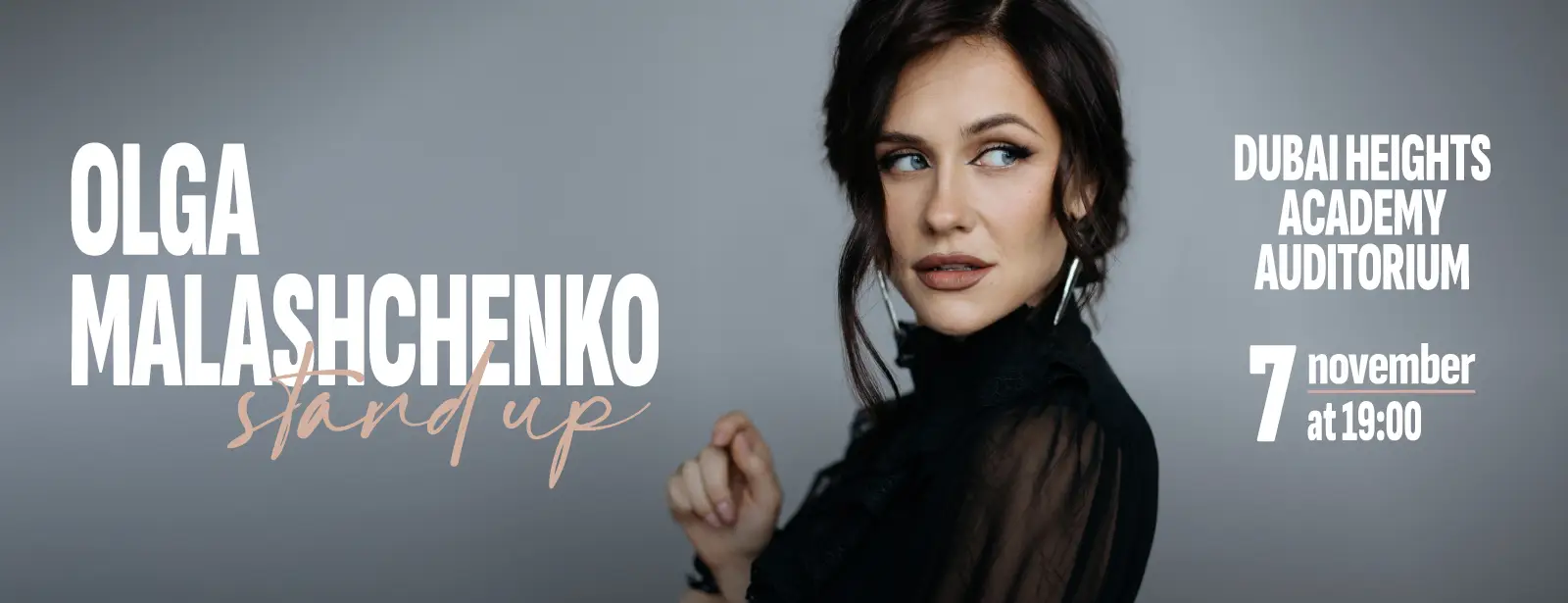 Olga Malashchenko Stand-up in Dubai | Ольга Малащенко в Дубае - Coming Soon in UAE