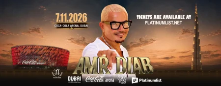 Amr Diab Live in Dubai 2026 at Coca-Cola Arena - Coming Soon in UAE