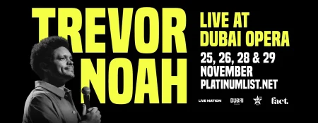 Trevor Noah Live at Dubai Opera - Coming Soon in UAE