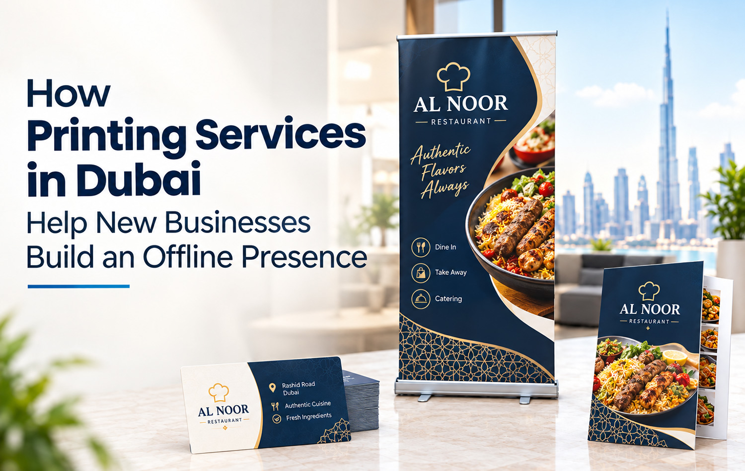 How Printing Services in Dubai Help New Businesses Build an Offline Presence - Coming Soon in UAE