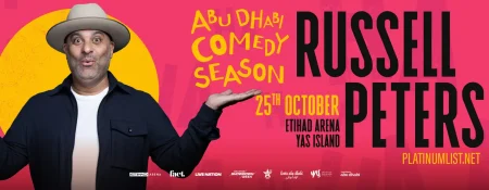 Russell Peters at Etihad Arena in Abu Dhabi - Coming Soon in UAE