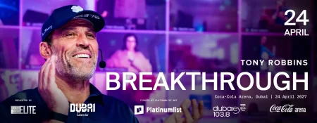 Tony Robbins Breakthrough 2027 in Dubai - Coming Soon in UAE